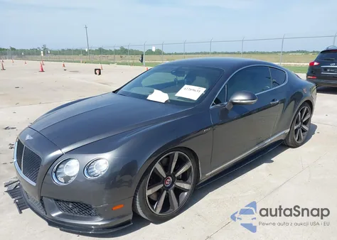 2014 Bentley Continental Gt V8 S z USA, uszkodzony, nr VIN SCBFH7ZA3EC096853
